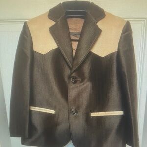 Brown and Tan Blazer